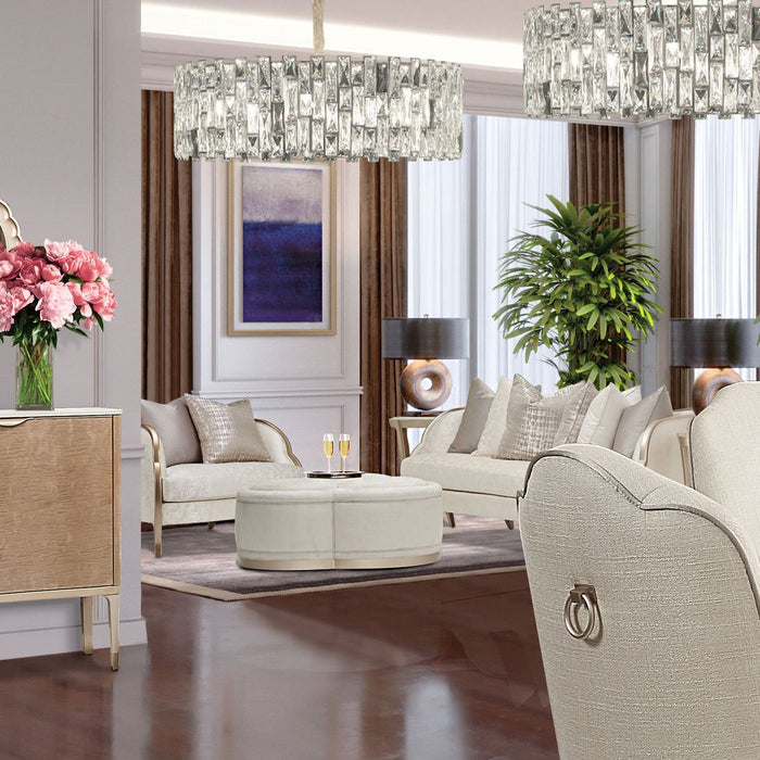 AICO Malibu Crest Chair & A Half in Chardonnay - Visions in Furniture (La Mirada, CA)