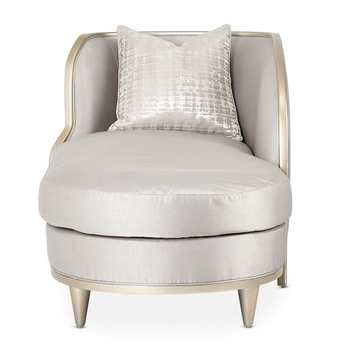 AICO Malibu Crest Chaise in Chardonnay - Visions in Furniture (La Mirada, CA)