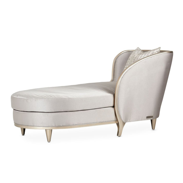 AICO Malibu Crest Chaise in Chardonnay - Visions in Furniture (La Mirada, CA)