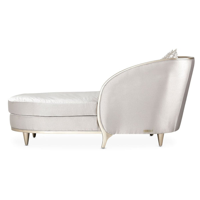 AICO Malibu Crest Chaise in Chardonnay - Visions in Furniture (La Mirada, CA)
