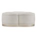 AICO Malibu Crest Cocktail Ottoman in Chardonnay - Visions in Furniture (La Mirada, CA)
