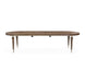 AICO Villa Cherie 4 Leg Oval Dining Table in Hazelnut - Visions in Furniture (La Mirada, CA)