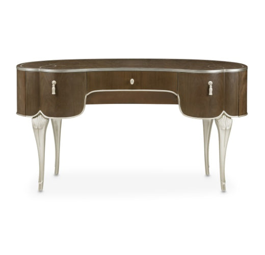 AICO Villa Cherie Vanity in Hazelnut - Visions in Furniture (La Mirada, CA)