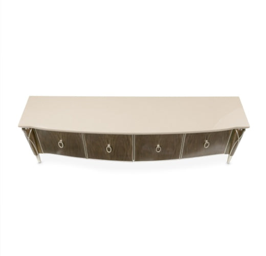 AICO Villa Cherie Media Cabinet in Hazelnut - Visions in Furniture (La Mirada, CA)