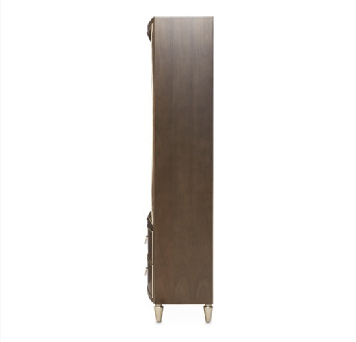 AICO Villa Cherie Bookcase in Hazelnut - Visions in Furniture (La Mirada, CA)