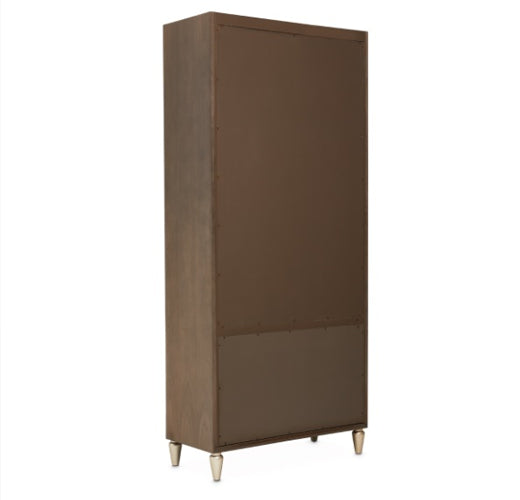 AICO Villa Cherie Bookcase in Hazelnut - Visions in Furniture (La Mirada, CA)