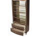 AICO Villa Cherie Bookcase in Hazelnut - Visions in Furniture (La Mirada, CA)