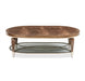 AICO Villa Cherie Oval Cocktail Table in Hazelnut - Visions in Furniture (La Mirada, CA)