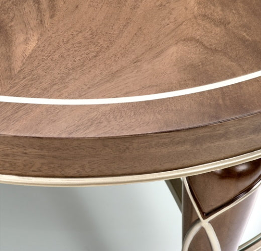 AICO Villa Cherie Oval Cocktail Table in Hazelnut - Visions in Furniture (La Mirada, CA)