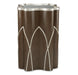 AICO Villa Cherie Chairside Table in Hazelnut - Visions in Furniture (La Mirada, CA)