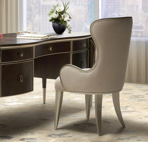 AICO Villa Cherie Desk Chair in Hazelnut - Visions in Furniture (La Mirada, CA)