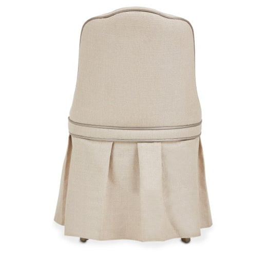 AICO Villa Cherie Tufted Vanity Chair in Hazelnut - Visions in Furniture (La Mirada, CA)