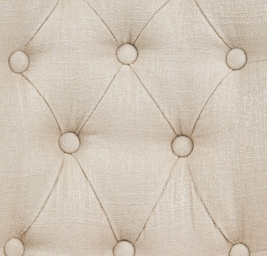 AICO Villa Cherie Tufted Vanity Chair in Hazelnut - Visions in Furniture (La Mirada, CA)