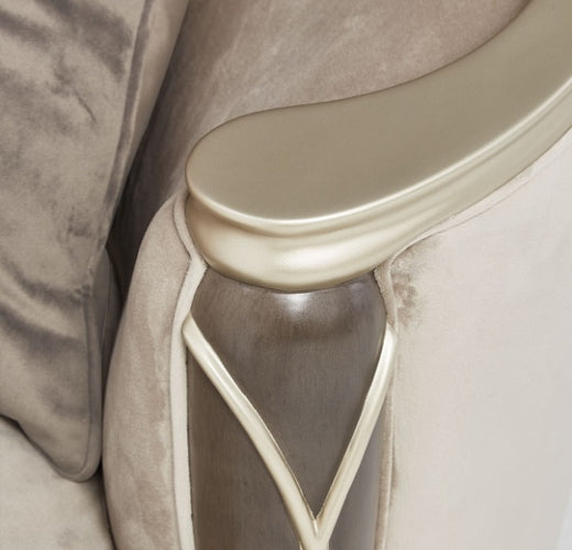 AICO Villa Cherie Sofa in Hazelnut - Visions in Furniture (La Mirada, CA)