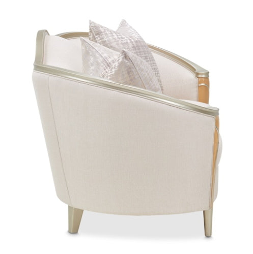 AICO Villa Cherie Loveseat in Caramel - Visions in Furniture (La Mirada, CA)