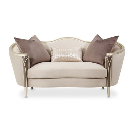 AICO Villa Cherie Loveseat in Hazelnut - Visions in Furniture (La Mirada, CA)