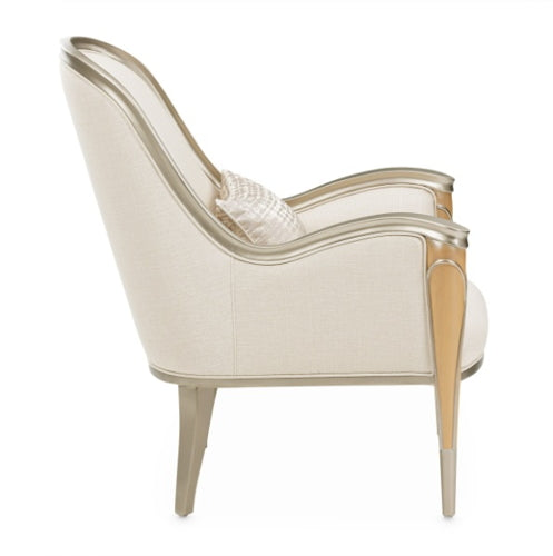 AICO Villa Cherie Accent Chair in Caramel - Visions in Furniture (La Mirada, CA)