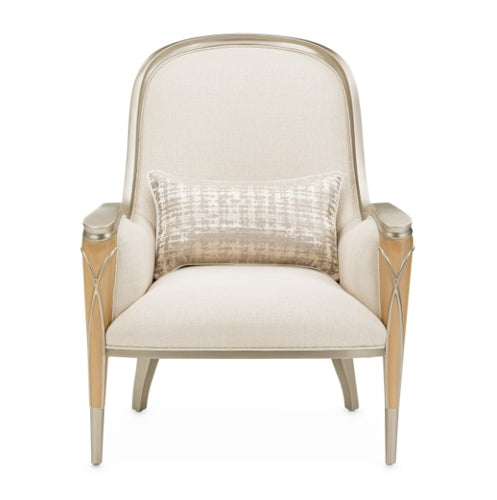 AICO Villa Cherie Accent Chair in Caramel - Visions in Furniture (La Mirada, CA)