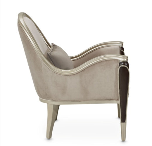 AICO Villa Cherie Accent Chair in Hazelnut - Visions in Furniture (La Mirada, CA)