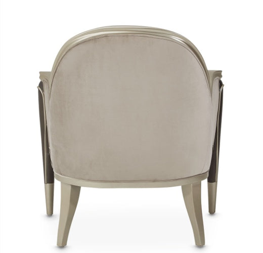 AICO Villa Cherie Accent Chair in Hazelnut - Visions in Furniture (La Mirada, CA)