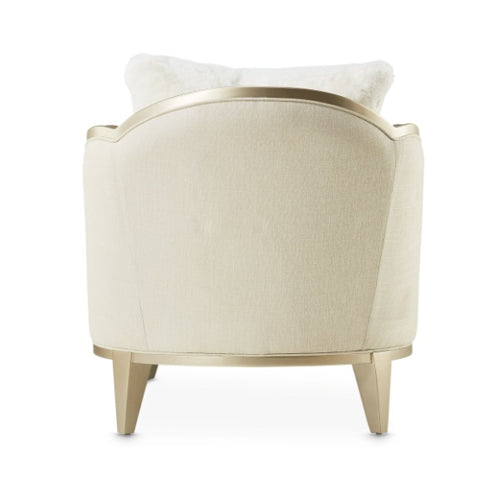 AICO Villa Cherie Chaise in Caramel - Visions in Furniture (La Mirada, CA)
