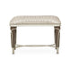 AICO Villa Cherie Ottoman in Hazelnut - Visions in Furniture (La Mirada, CA)