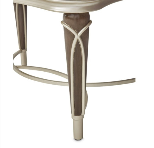AICO Villa Cherie Ottoman in Hazelnut - Visions in Furniture (La Mirada, CA)