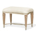 AICO Villa Cherie Ottoman in Caramel - Visions in Furniture (La Mirada, CA)