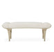 AICO Villa Cherie Tufted Bed Bench in Hazelnut - Visions in Furniture (La Mirada, CA)