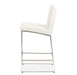 AICO Furniture State St.Counter Height Chair in Glossy White - Visions in Furniture (La Mirada, CA)