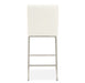 AICO Furniture State St.Counter Height Chair in Glossy White - Visions in Furniture (La Mirada, CA)