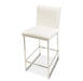AICO Furniture State St.Counter Height Chair in Glossy White - Visions in Furniture (La Mirada, CA)