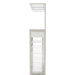 AICO Furniture State St. Wall Bar in Glossy White - Visions in Furniture (La Mirada, CA)
