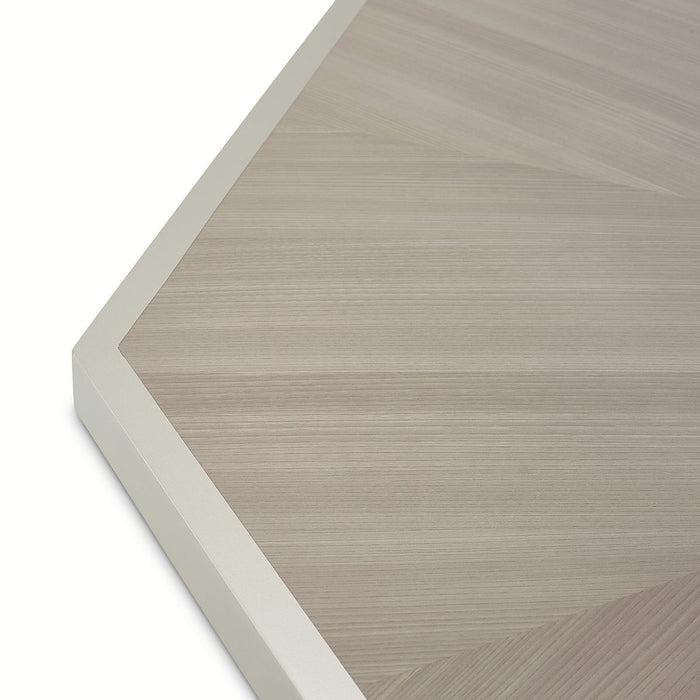 AICO Lanterna Octagon Dining Table in Silver Mist - Visions in Furniture (La Mirada, CA)