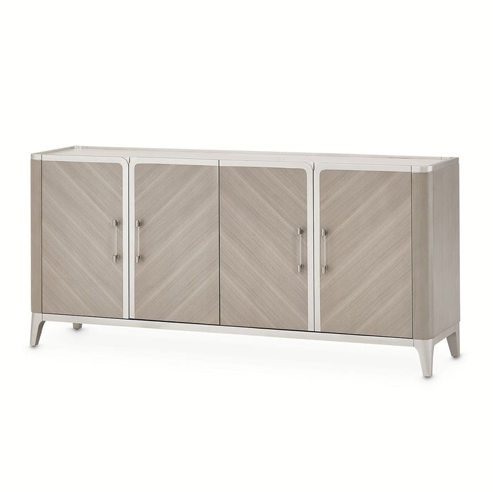 AICO Lanterna Sideboard in Silver Mist - Visions in Furniture (La Mirada, CA)