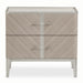 AICO Lanterna Nightstand in Silver Mist - Visions in Furniture (La Mirada, CA)