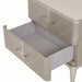 AICO Lanterna Nightstand in Silver Mist - Visions in Furniture (La Mirada, CA)
