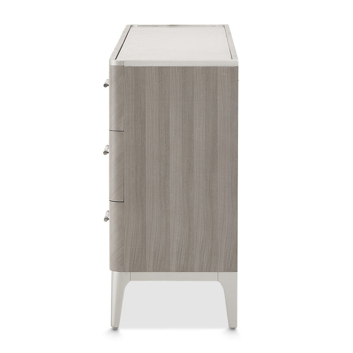 AICO Lanterna Dresser in Silver Mist - Visions in Furniture (La Mirada, CA)