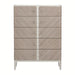 AICO Lanterna Highboy Chest in Silver Mist - Visions in Furniture (La Mirada, CA)