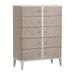AICO Lanterna Highboy Chest in Silver Mist - Visions in Furniture (La Mirada, CA)