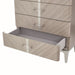 AICO Lanterna Highboy Chest in Silver Mist - Visions in Furniture (La Mirada, CA)
