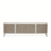 AICO Lanterna Media Cabinet in Silver Mist - Visions in Furniture (La Mirada, CA)