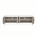 AICO Lanterna Media Cabinet in Silver Mist - Visions in Furniture (La Mirada, CA)
