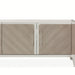 AICO Lanterna Media Cabinet in Silver Mist - Visions in Furniture (La Mirada, CA)