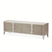 AICO Lanterna Media Cabinet in Silver Mist - Visions in Furniture (La Mirada, CA)