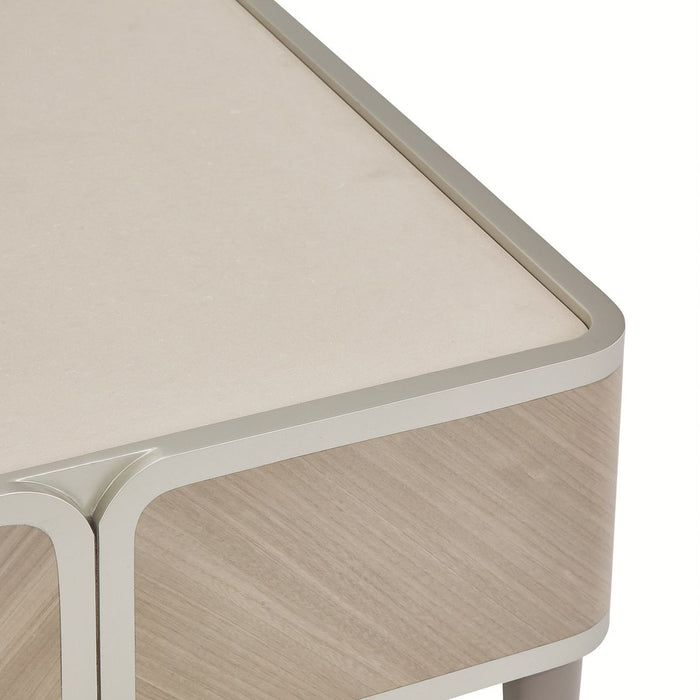 AICO Lanterna Cocktail Table in Silver Mist - Visions in Furniture (La Mirada, CA)