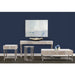 AICO Lanterna Chairside Table in Silver Mist - Visions in Furniture (La Mirada, CA)