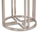 AICO Lanterna Chairside Table in Silver Mist - Visions in Furniture (La Mirada, CA)