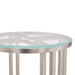 AICO Lanterna Chairside Table in Silver Mist - Visions in Furniture (La Mirada, CA)