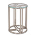 AICO Lanterna Chairside Table in Silver Mist - Visions in Furniture (La Mirada, CA)